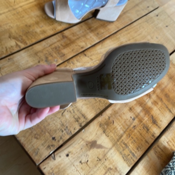 Nude Open Toe Heels - Picture 3 of 6